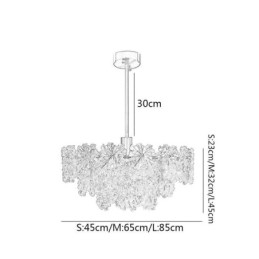 Lyx Taklampa Heminredning Glas Ljuskrona Living