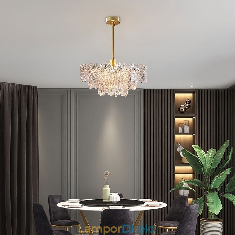 Lyx Taklampa Heminredning Glas Ljuskrona Living