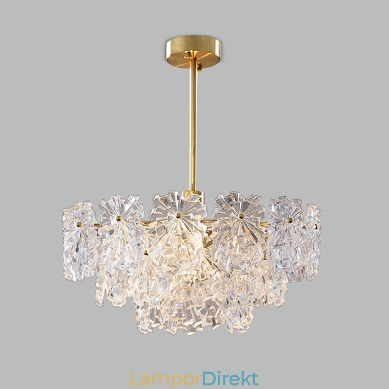 Lyx Taklampa Heminredning Glas Ljuskrona Living