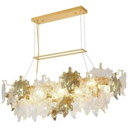 Maple Leaf Pendellampa Heminredning Glasbelysning