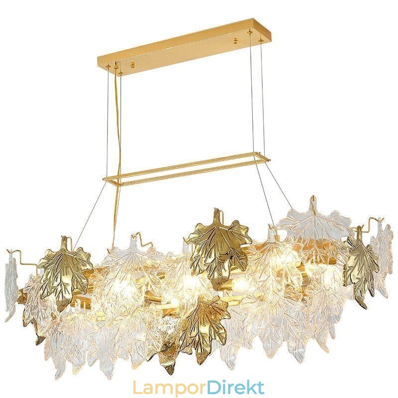 Maple Leaf Pendellampa Heminredning Glasbelysning