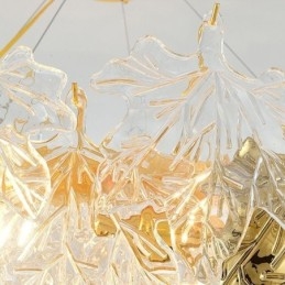 Maple Leaf Pendellampa Heminredning Glasbelysning