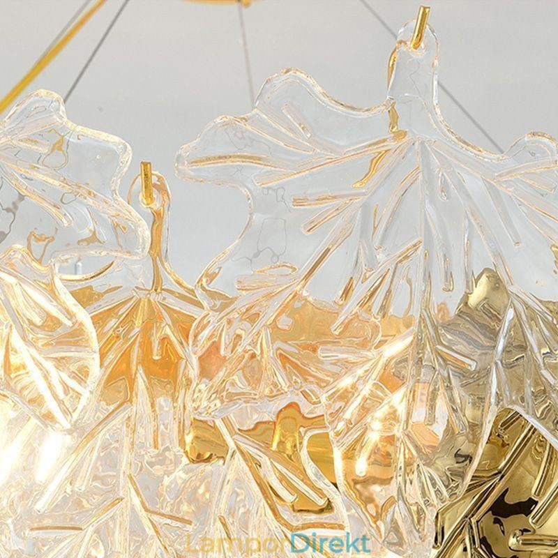 Maple Leaf Pendellampa Heminredning Glasbelysning