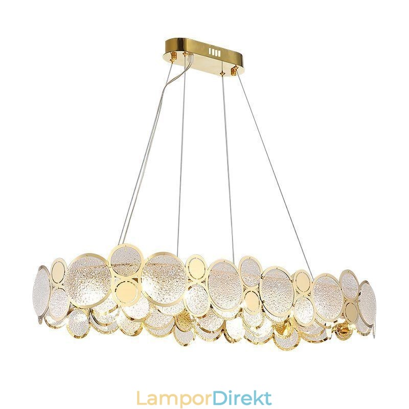 Europeisk Glaskrona Creative Luxury Pendel Light