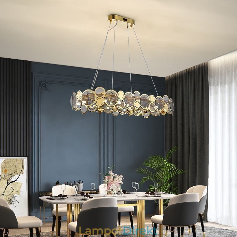 Europeisk Glaskrona Creative Luxury Pendel Light