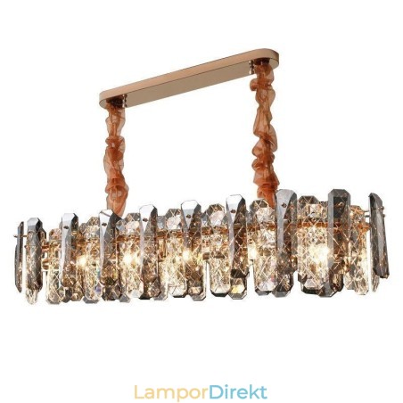 Modern Glashängande Belysning Lyxig Hängande Belysningsarmatur Matsal