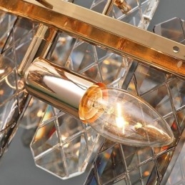 Modern Glashängande Belysning Lyxig Hängande Belysningsarmatur Matsal