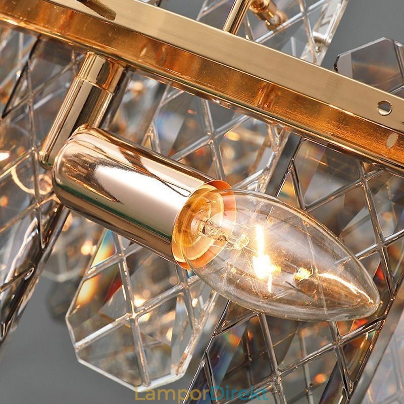 Modern Glashängande Belysning Lyxig Hängande Belysningsarmatur Matsal