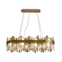 Ljus Lyx Ljuskrona Stolpe Modern Glas Pendel Light