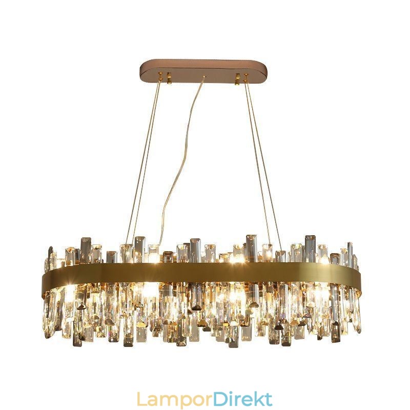 Ljus Lyx Ljuskrona Stolpe Modern Glas Pendel Light