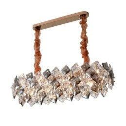 Europeisk Glaskrona Creative Light Lyxig Pendel Lighting