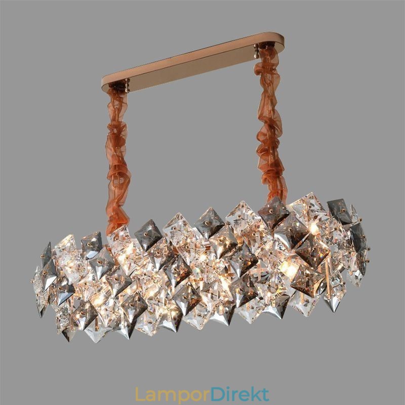 Europeisk Glaskrona Creative Light Lyxig Pendel Lighting