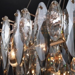 Ljus Lyx Pendellampa Heminredning Glas Ljuskrona Living