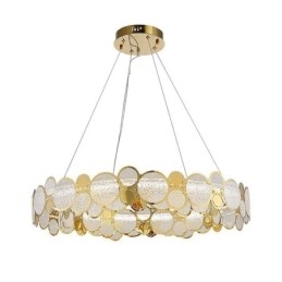 Europeisk Glaskrona Creative Light Luxury Pendel Light