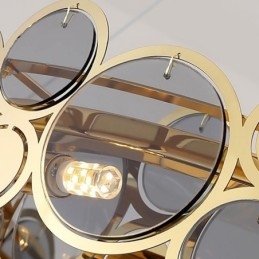 Europeisk Glaskrona Creative Light Luxury Pendel Light