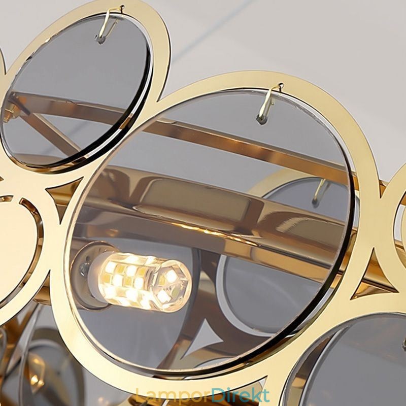 Europeisk Glaskrona Creative Light Luxury Pendel Light
