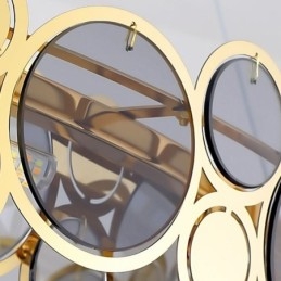 Europeisk Glaskrona Creative Light Luxury Pendel Light
