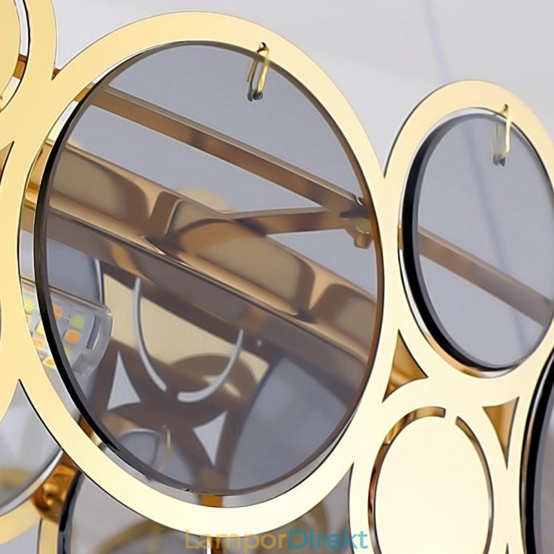 Europeisk Glaskrona Creative Light Luxury Pendel Light