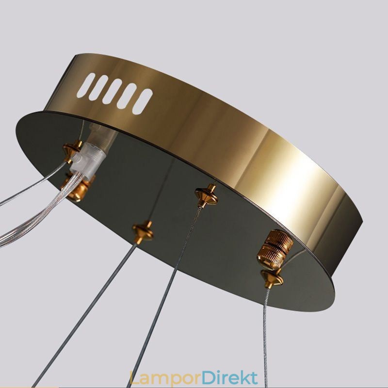 Europeisk Glaskrona Creative Light Luxury Pendel Light