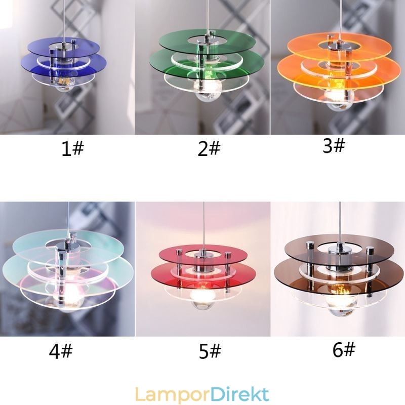 Nordic Pendellampa Stolpe Modern Dekoration Akryl Hänglampa