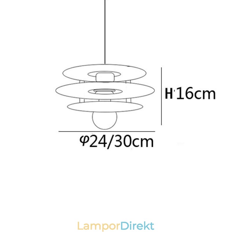 Nordic Pendellampa Stolpe Modern Dekoration Akryl Hänglampa