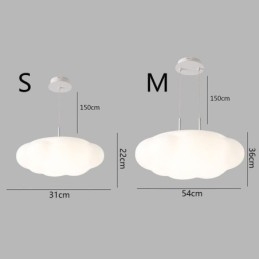 Creative Pendellampa Vit Cloud Pendellampa