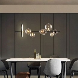 Modern Glas Bubble Pendel Light G9 Bulbs Ljuskrona