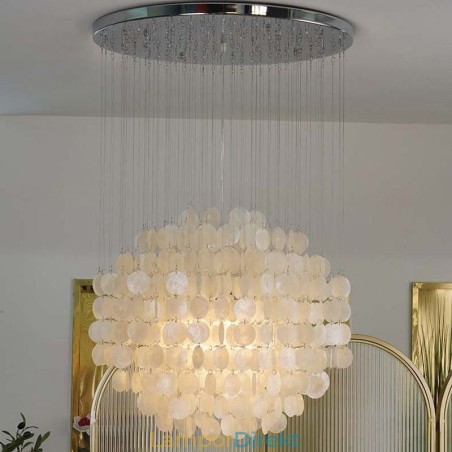 Modern Shell Pendel Light Samtida Hängande Takbelysning Dining Modern Shell Pendel Light Samtida Hängande Takbelysning Dining