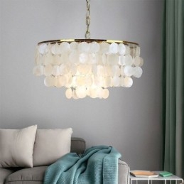 European Seashell Pendel Light