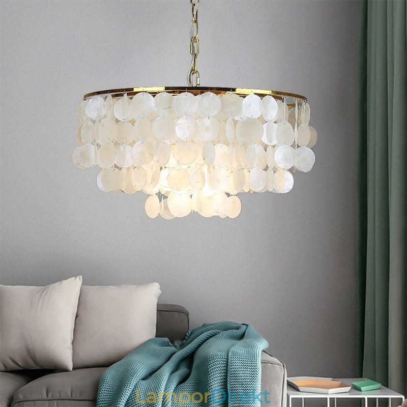 European Seashell Pendel Light