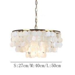 European Seashell Pendel Light
