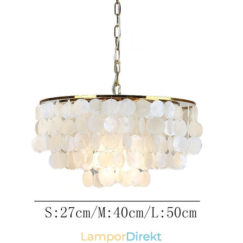European Seashell Pendel Light