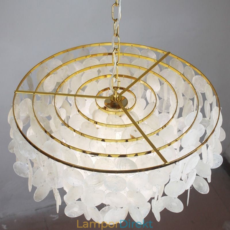 European Seashell Pendel Light