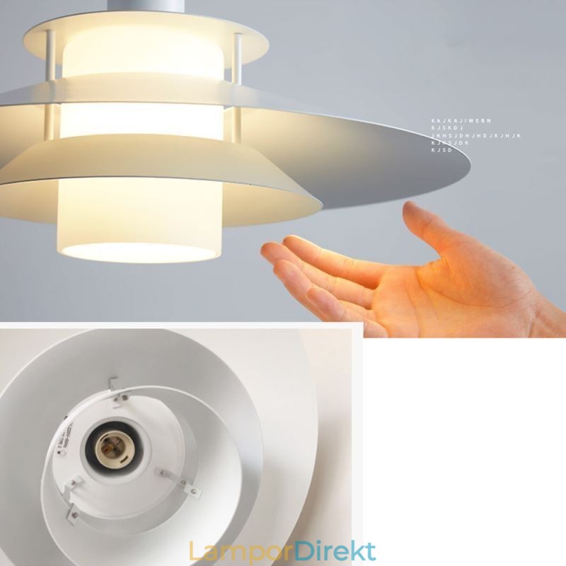 Nordic Aluminium Pendellampa Modern Minimalistisk Takbelysning