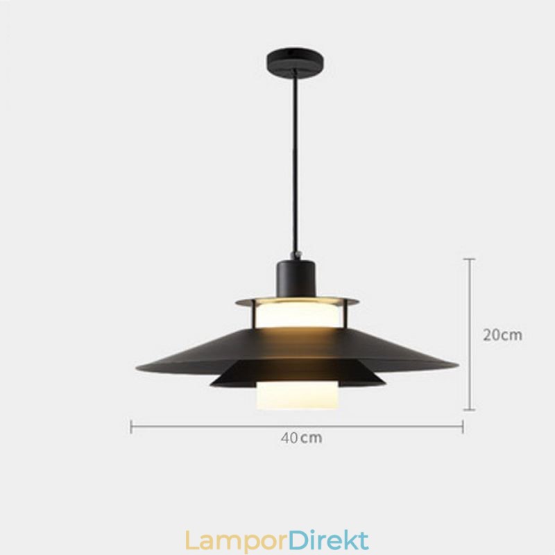 Nordic Aluminium Pendellampa Modern Minimalistisk Takbelysning