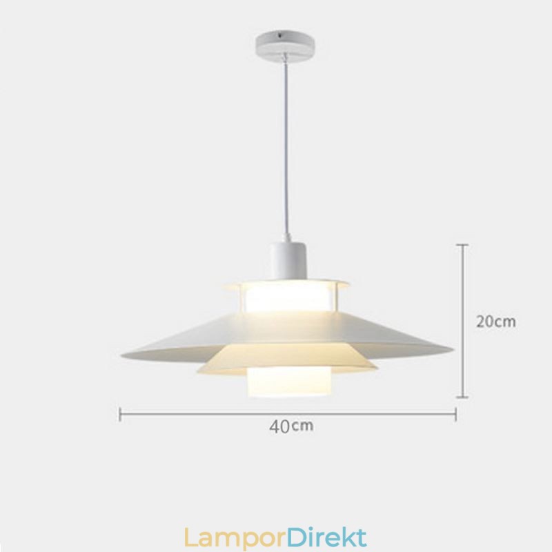 Nordic Aluminium Pendellampa Modern Minimalistisk Takbelysning