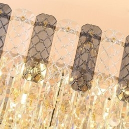 Modern Crystal Pendel Light Lyx Oval Hänglampa