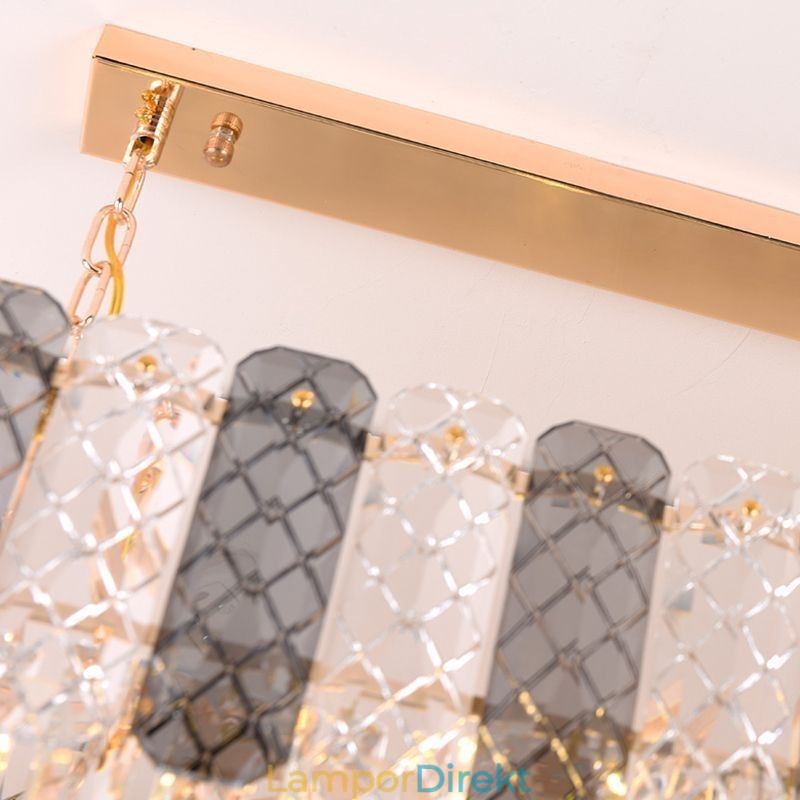 Modern Crystal Pendel Light Lyx Oval Hänglampa