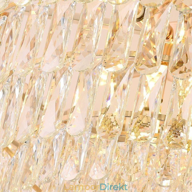 Lyxig Europeisk Taklampa Crystal Taklampa