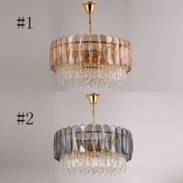 Lyx Taklampa Kristallguld Taklampa