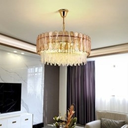 Lyx Taklampa Kristallguld Taklampa