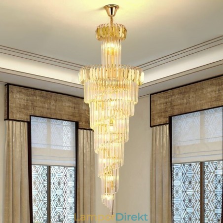 Glittrande Taklampa Stor Taklampa