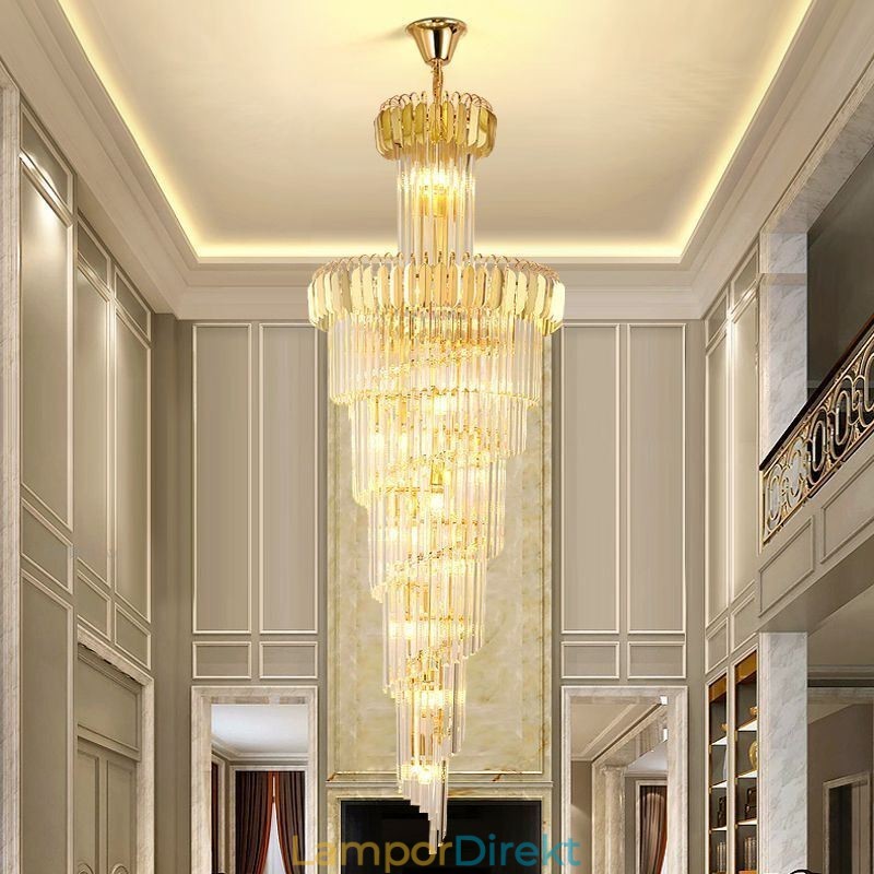 Glittrande Taklampa Stor Taklampa