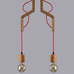 Ljuskrona Mini Style Modern Contemporary Wood Bambu