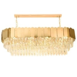 Crystal Pendel Light Lyx Oval Taklampa