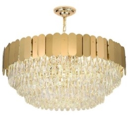 Modern Taklampa Crystal Rund Hängande Taklampa