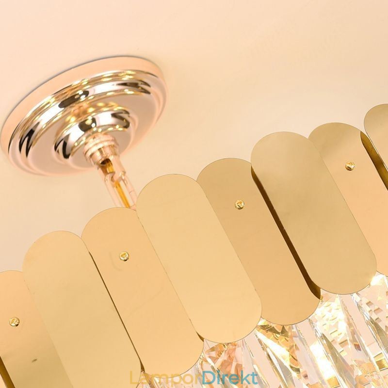 Modern Taklampa Crystal Rund Hängande Taklampa