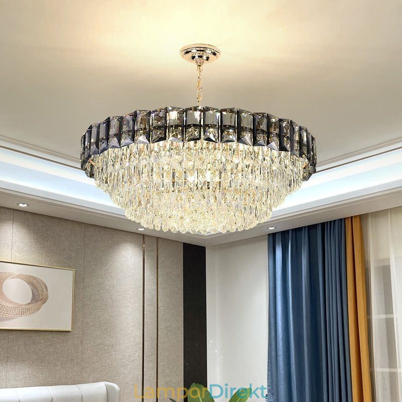 Kristall Taklampa Samtida Taklampor