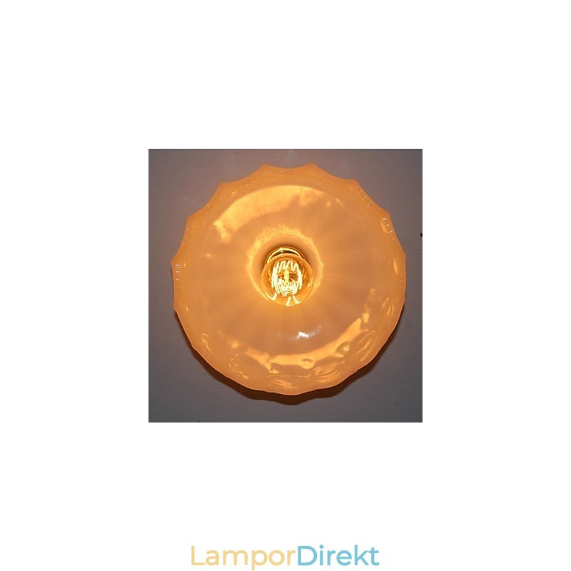 Imitation Jade Glass Retro 1 Head Lotus Taklampa