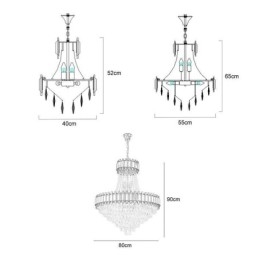 Modern Kristall Taklampa Taklampa